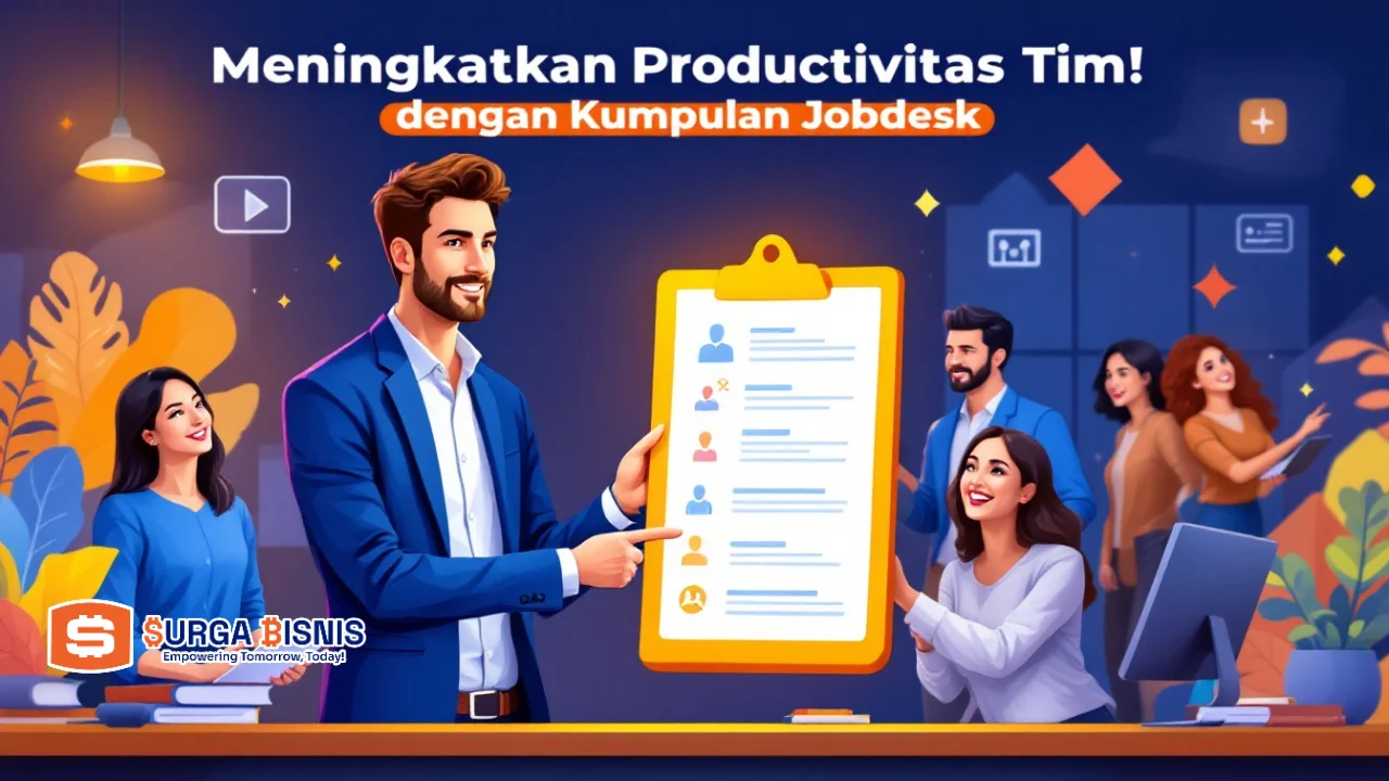 meningkatkan produktivitas tim dengan jobdesk