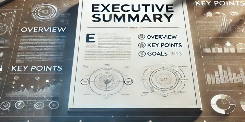 apa itu ringkasan eksekutif atau executive summary?