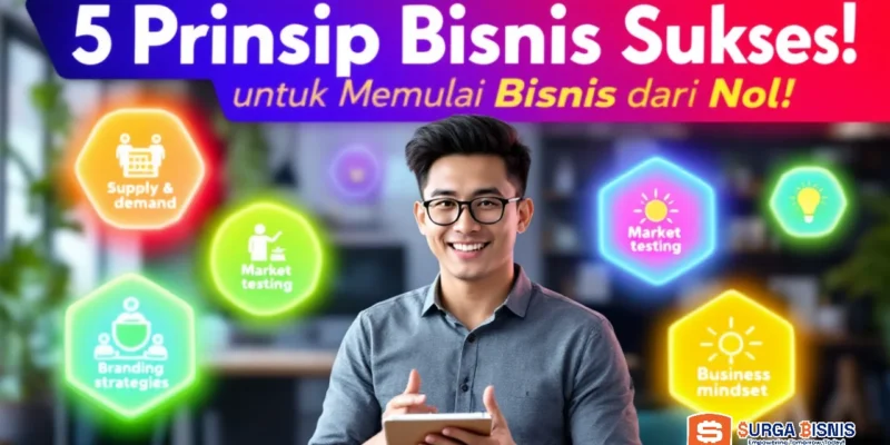 Membangun Bisnis dari Nol: Lima Prinsip Penting